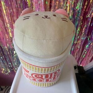 Anirollz 9” Cat Cup Of Noodles Plush